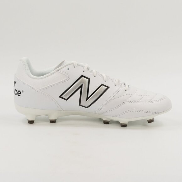 New Balance 442 V2 Team FG 'White' MS42FWT2 Leather Soccer Cleats Multi Size - Picture 3 of 10